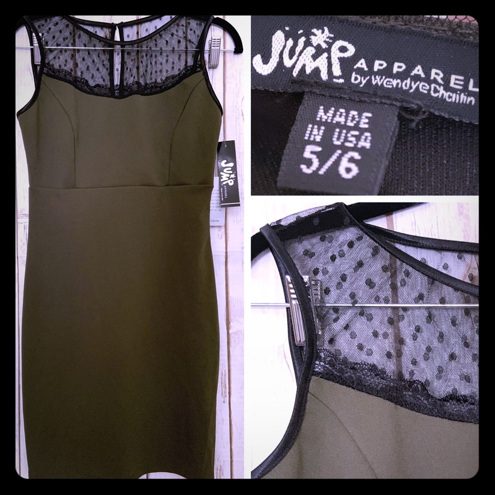 NWT Jump pencil lace dress